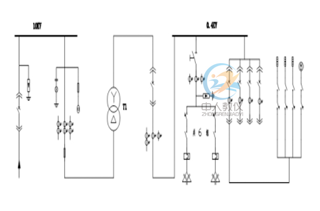 工廠供配電技術(shù)實(shí)驗室設(shè)備原理圖