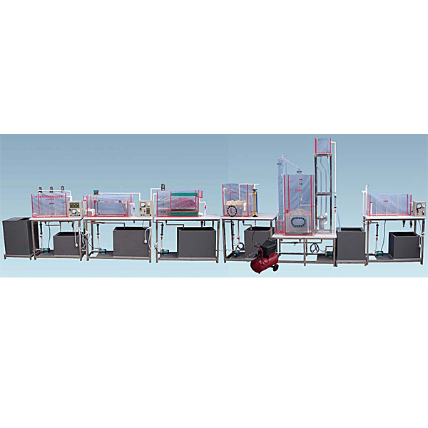 中小城鎮(zhèn)飲用水處理實驗裝置,飲用水處理工藝實訓臺