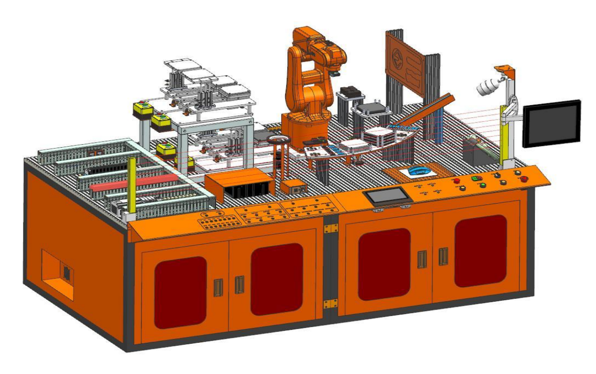 中人ZRJQR-YW工業(yè)機(jī)器人操作與運(yùn)維實(shí)訓(xùn)平臺(tái)(圖1) 中人ZRJQR-YW工業(yè)機(jī)器人操作與運(yùn)維實(shí)訓(xùn)平臺(tái)(圖1)